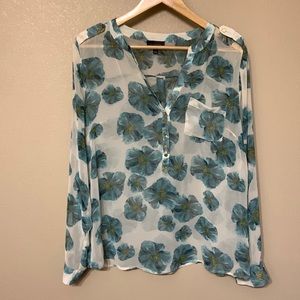 The Limited Sheer Floral Top